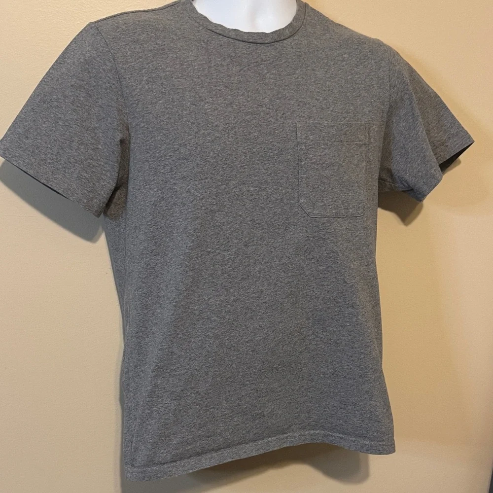 Everlane Heather Gray Men's Short Sleeve Tee - Picture 2 of 8